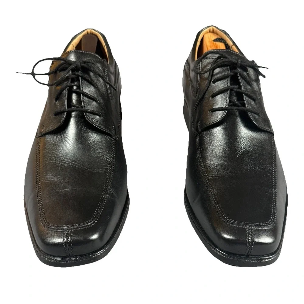 Belvedere Studio Roma Dress Shoe 11.5 D Black Leather Made In Brazil